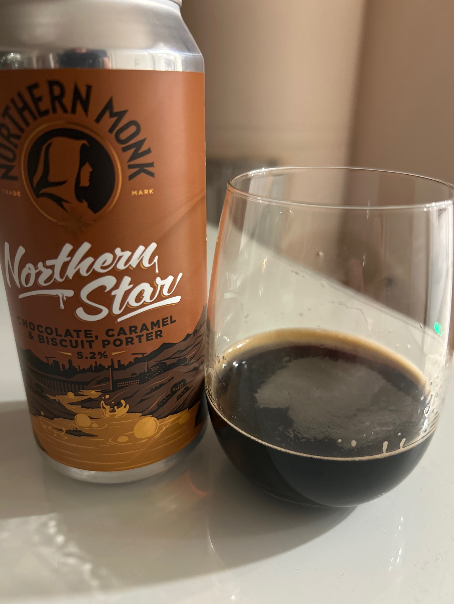 Northern Star: Chocolate, Caramel & Biscuit Porter, Northern Monk Brew Co.