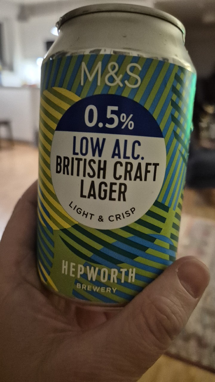 M&S Low Alc. British Craft Lager, Hepworth & Co. Brewers Ltd.