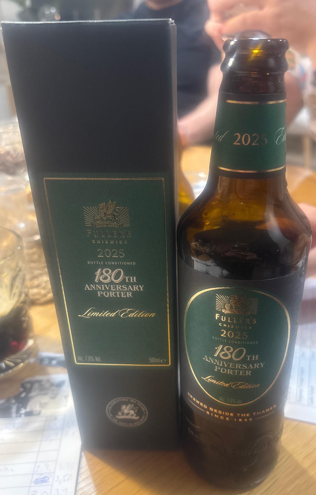 180th Anniversary Porter, Fuller's Griffin Brewery (Asahi Breweries)