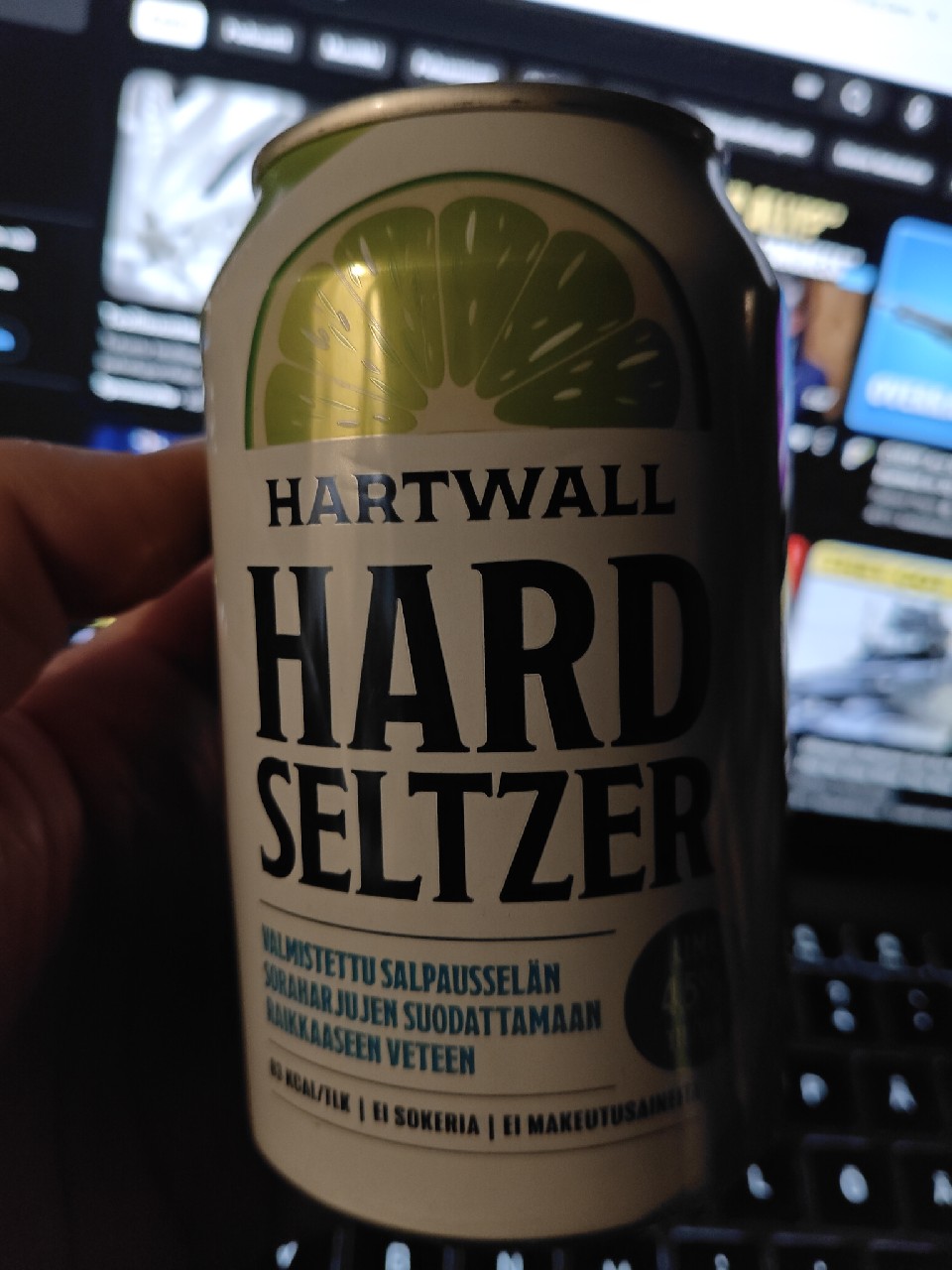 Hartwall Hard Seltzer Lime, Finland