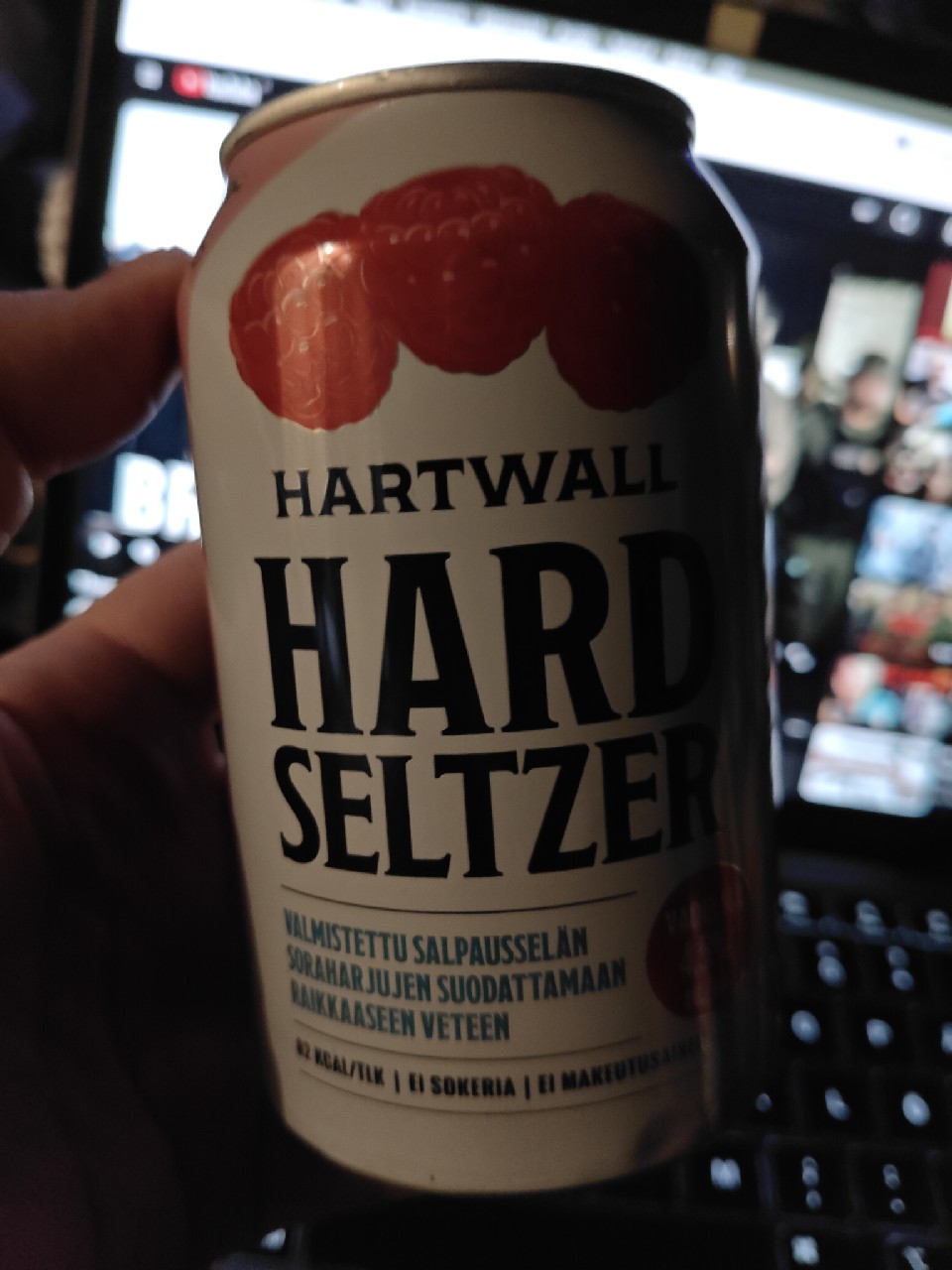Hartwall Hard Seltzer Vadelma, Finland