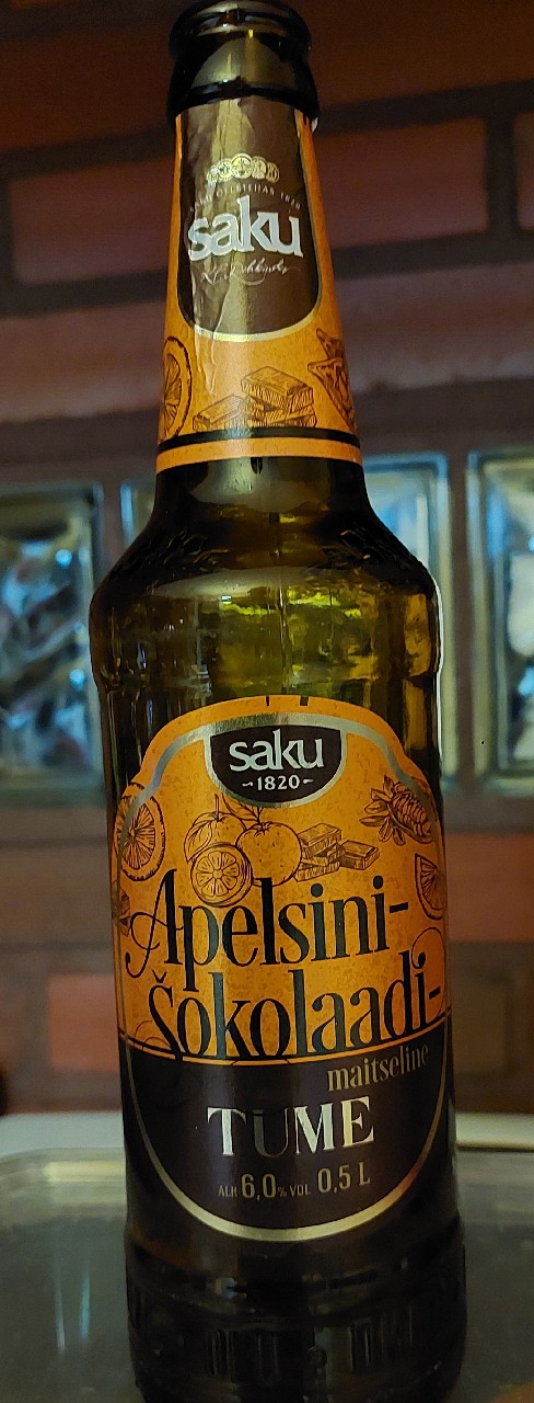Apelsini-Šokolaadi Tume, Saku Õlletehas (Carlsberg)