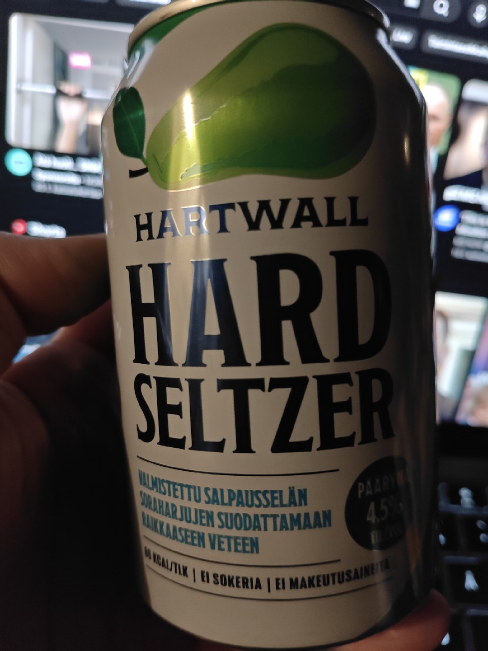 Hartwall Hard Seltzer päärynä, Finland