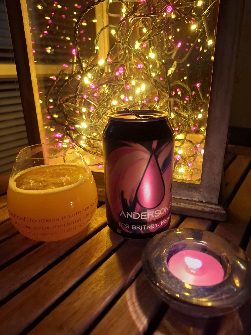 It's Britney, Peach, Anderson's Craft Beer