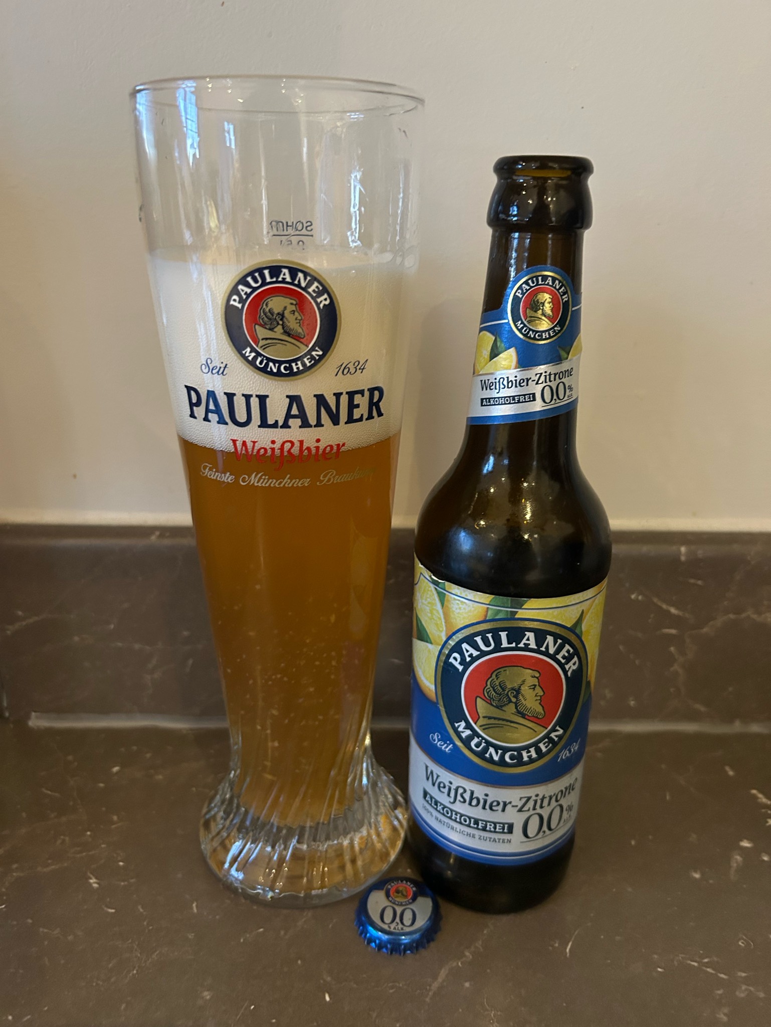 Paulaner Weißbier-Zitrone Alkoholfrei 0,0%, Germany