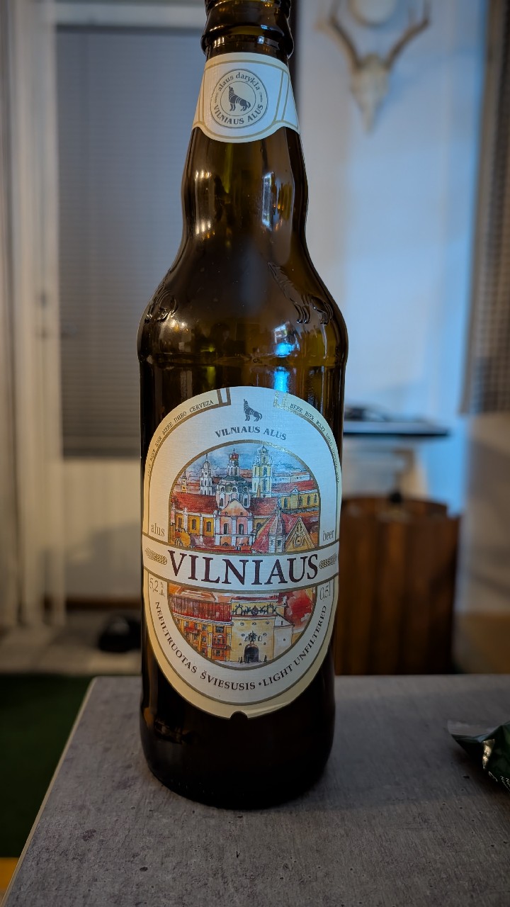 Vilniaus Alus Šviesusis Nefiltruotas, Vilniaus Alus