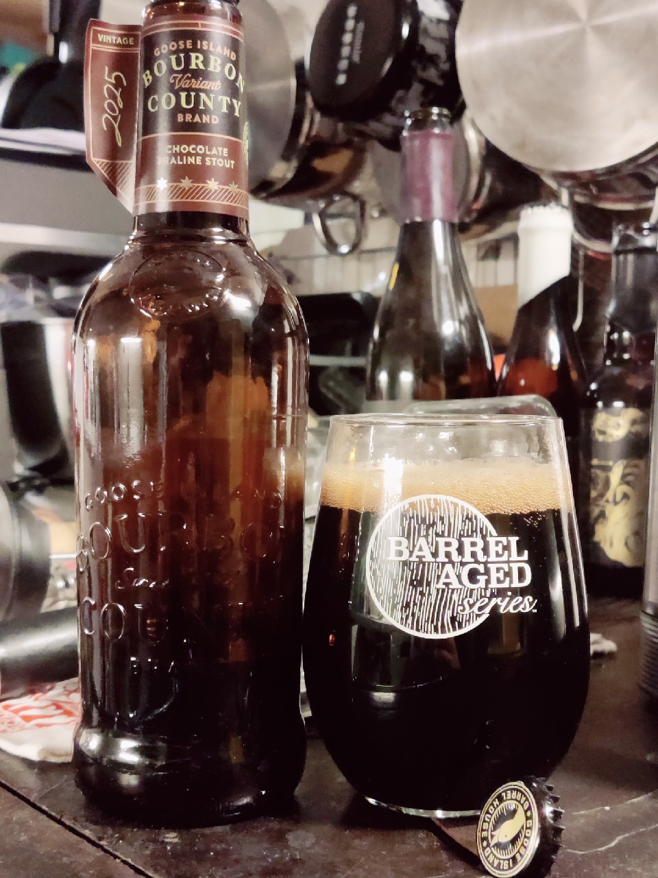 Bourbon County Brand Chocolate Praline Stout (2025), Goose Island Beer Company (AB-InBev)