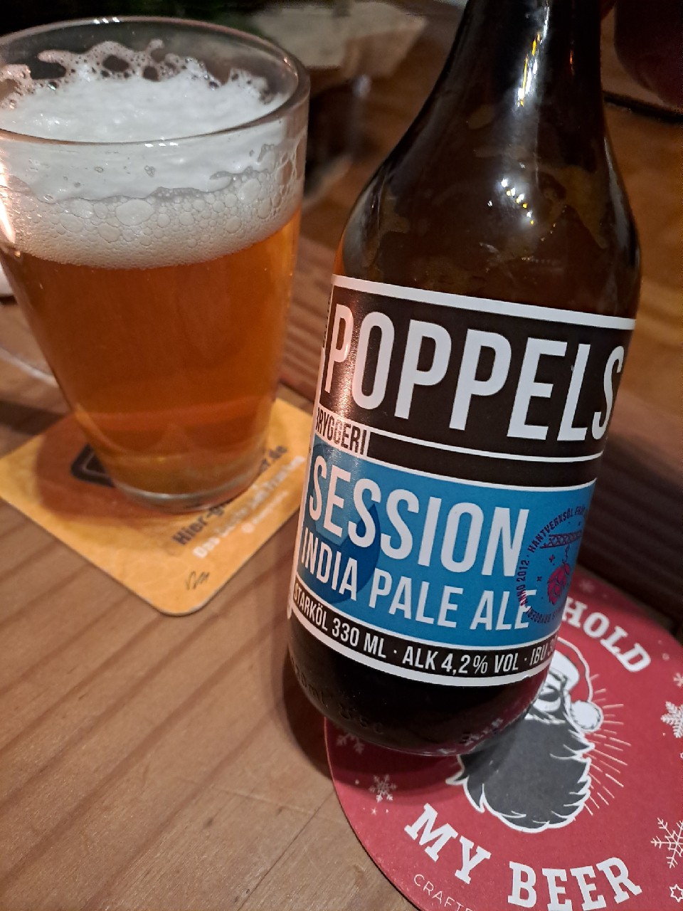 Session IPA 4.2%, Poppels Bryggeri