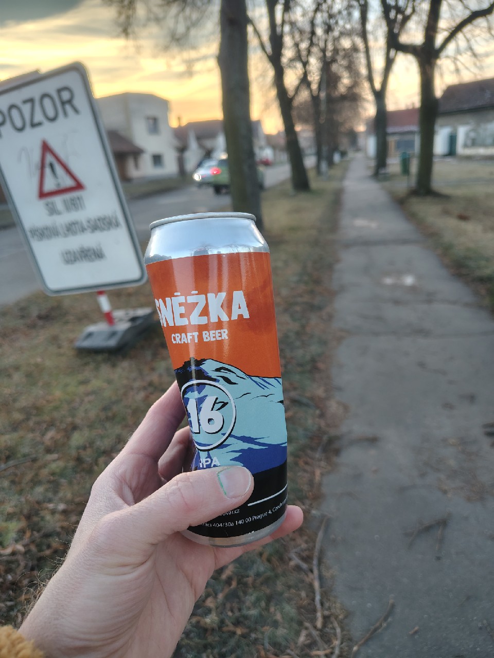 Sněžka IPA 16°, Pecky Pivovar