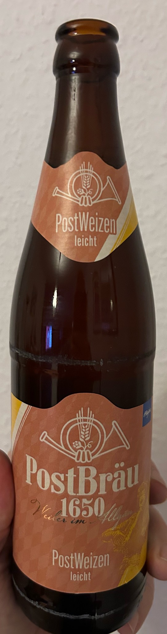 Postweizen leicht, Post Brauerei Weiler