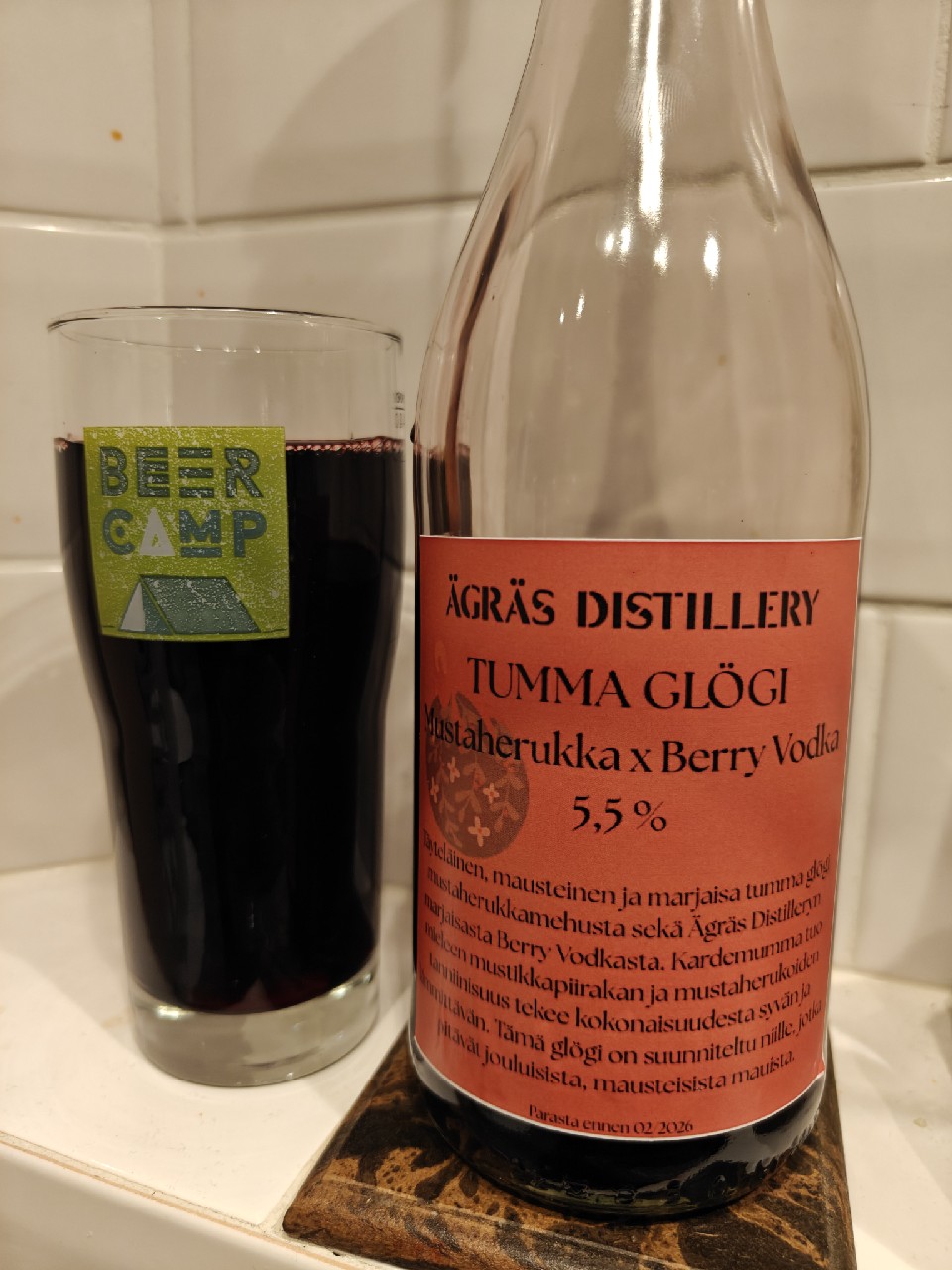 Tumma Glögi: Mustaherukka x Berry Vodka, Ägräs Distillery