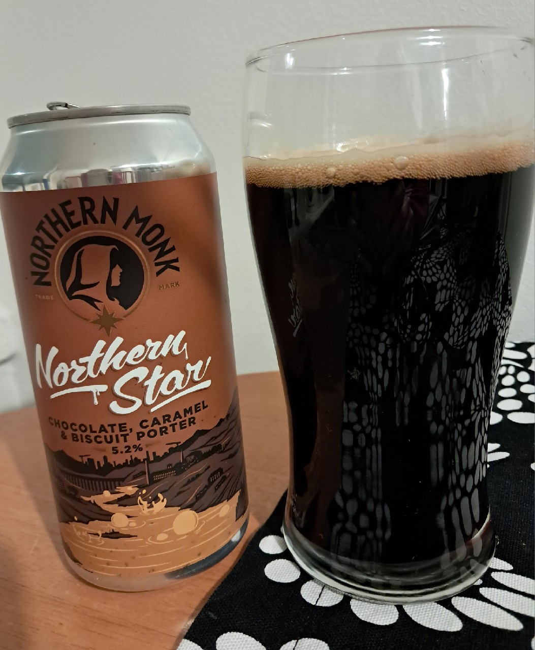 Northern Star: Chocolate, Caramel & Biscuit Porter, Northern Monk Brew Co.