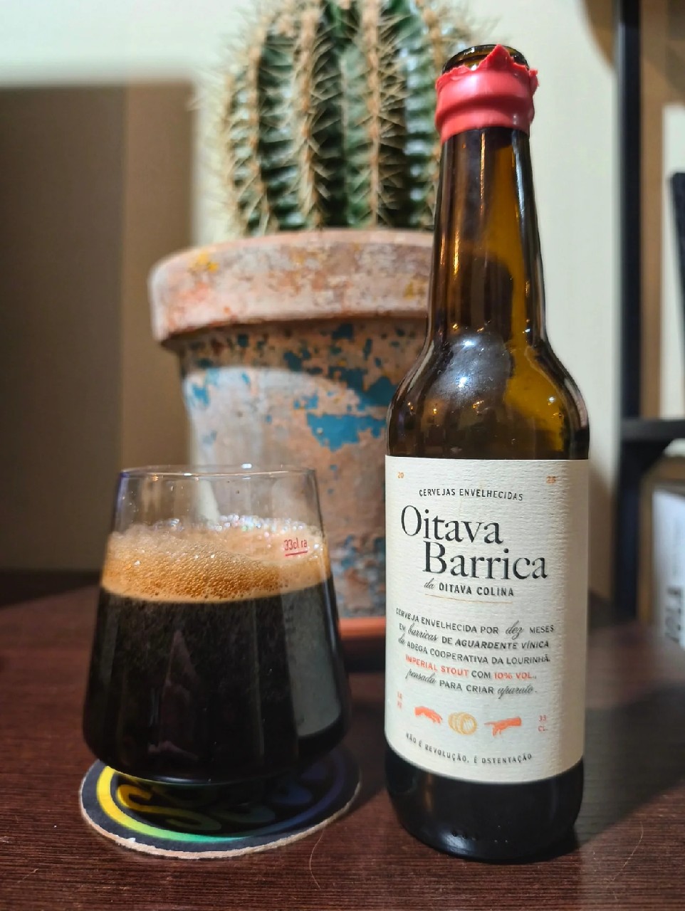 oitava barrica aguardiente da Lourinhã BA 10 meses, Oitava Colina