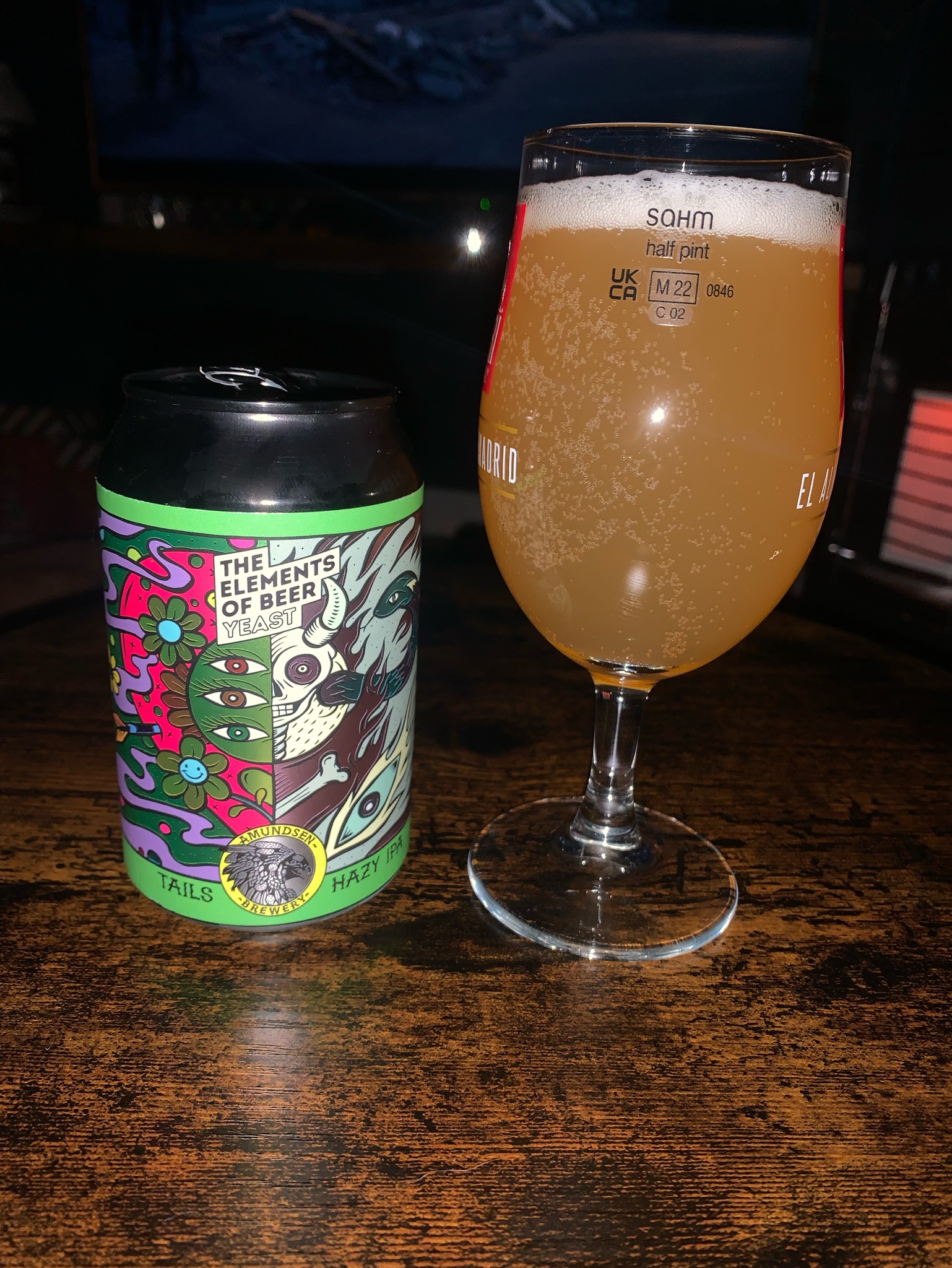 The elements of beer yeast, Amundsen Bryggeri