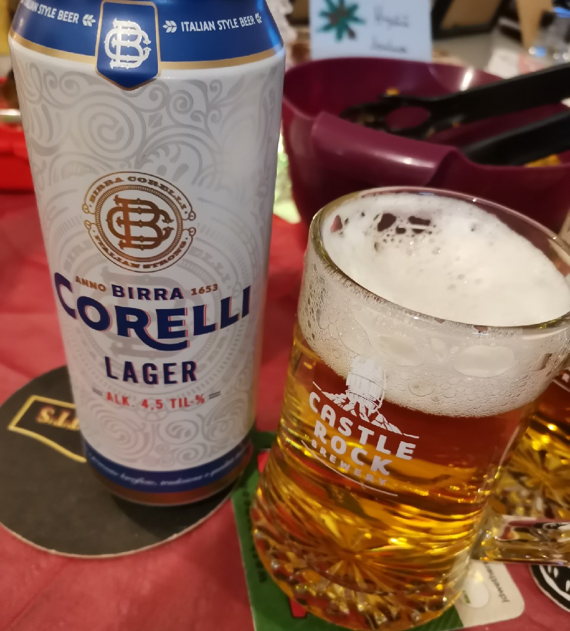 Birra Corelli Lager, Font Salem (Damm)