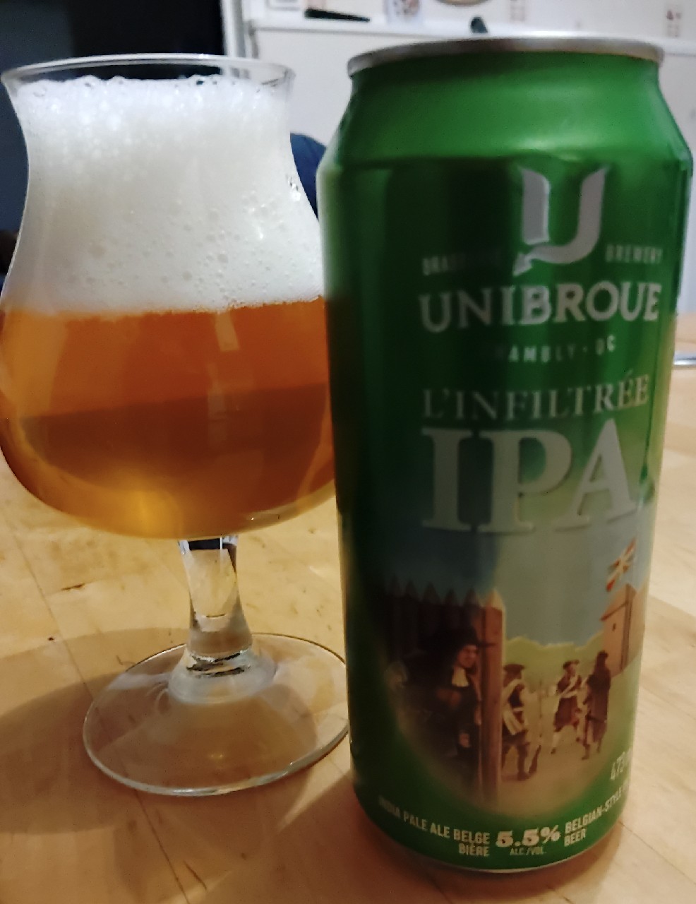 L'infiltrée IPA, Unibroue (Sapporo)