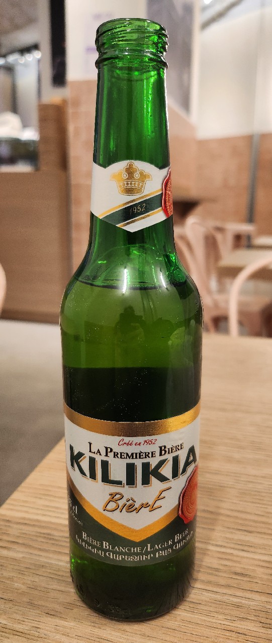 Kilikia Lager Beer / Kilikia Bière Blonde / Kilikia BièrE / Kilikia Original / Կիլիկիա / Киликия, Yerevan Brewery
