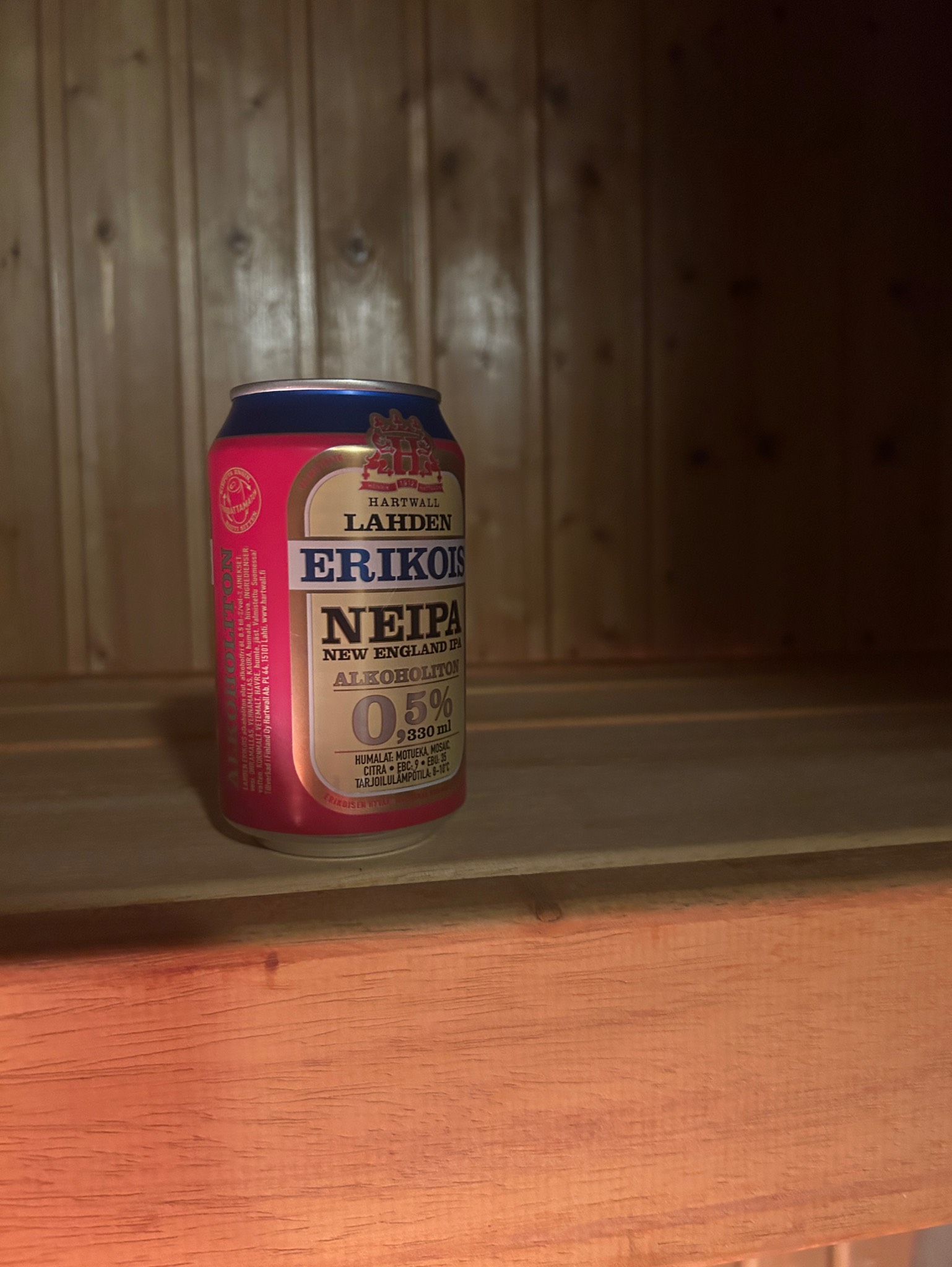 Lahden Erikois Alkoholiton NEIPA 0,5%, Hartwall (Royal Unibrew)