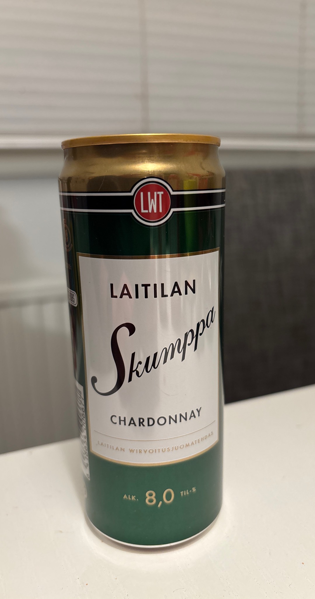 Laitilan Skumppa Chardonnay 8%, Laitilan Wirvoitusjuomatehdas