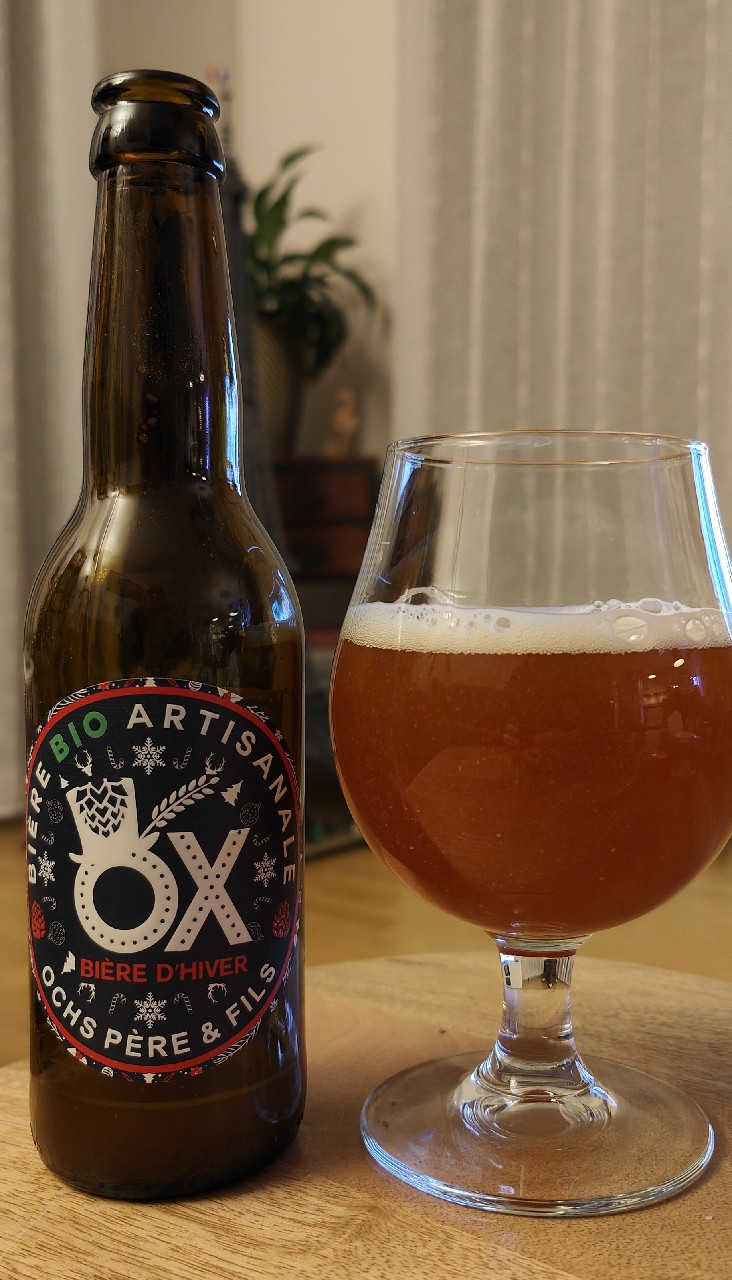 OX Bière d'Hiver (2025/2026), Brasserie OX - Ochs Père & Fils (Marcoussis)
