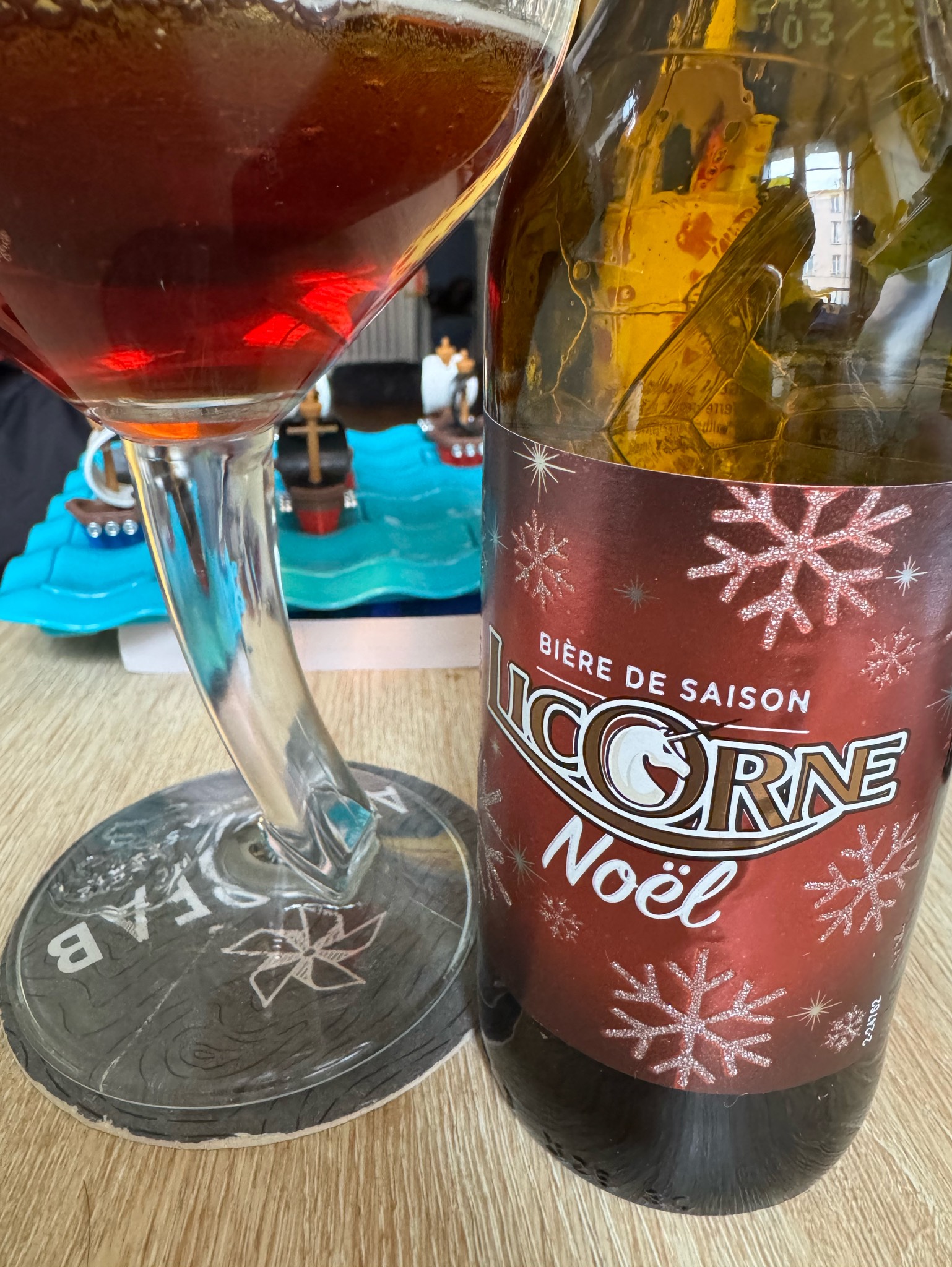 Licorne Noël, Brasserie Licorne (Karlsberg Brauerei)