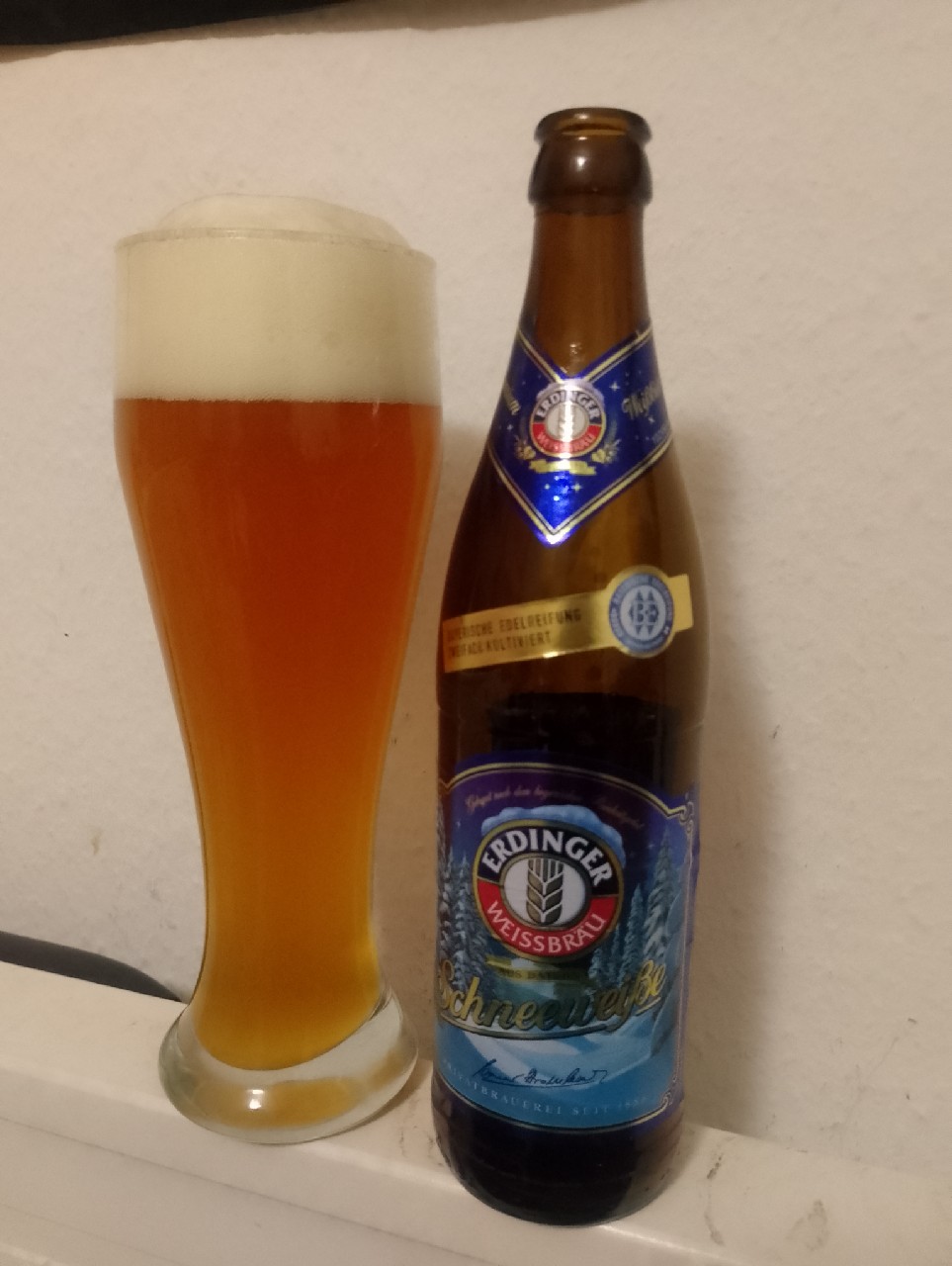 Schneeweiße Winterbier, Erdinger Weissbräu
