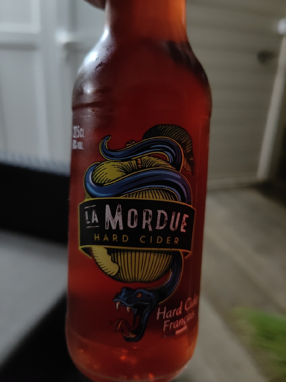 La Mordue Hard Cider Rouge, La Mordue