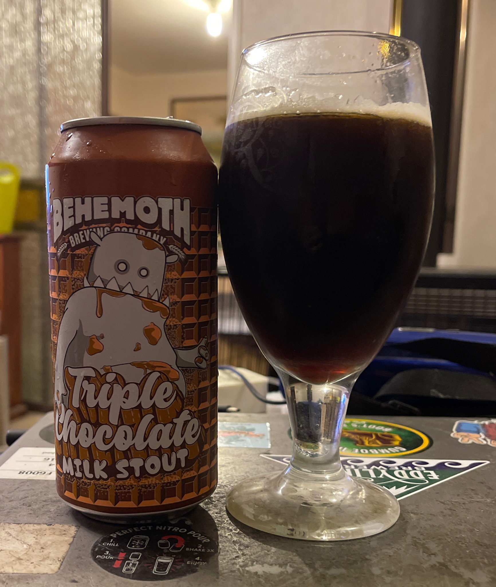 Triple Chocolate Milk Stout, Behemoth Brewing Company