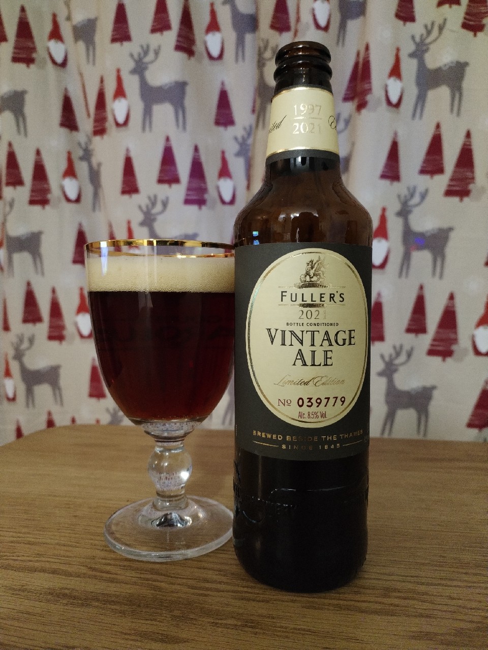 Vintage Ale (2021), Fuller's Griffin Brewery (Asahi Breweries)