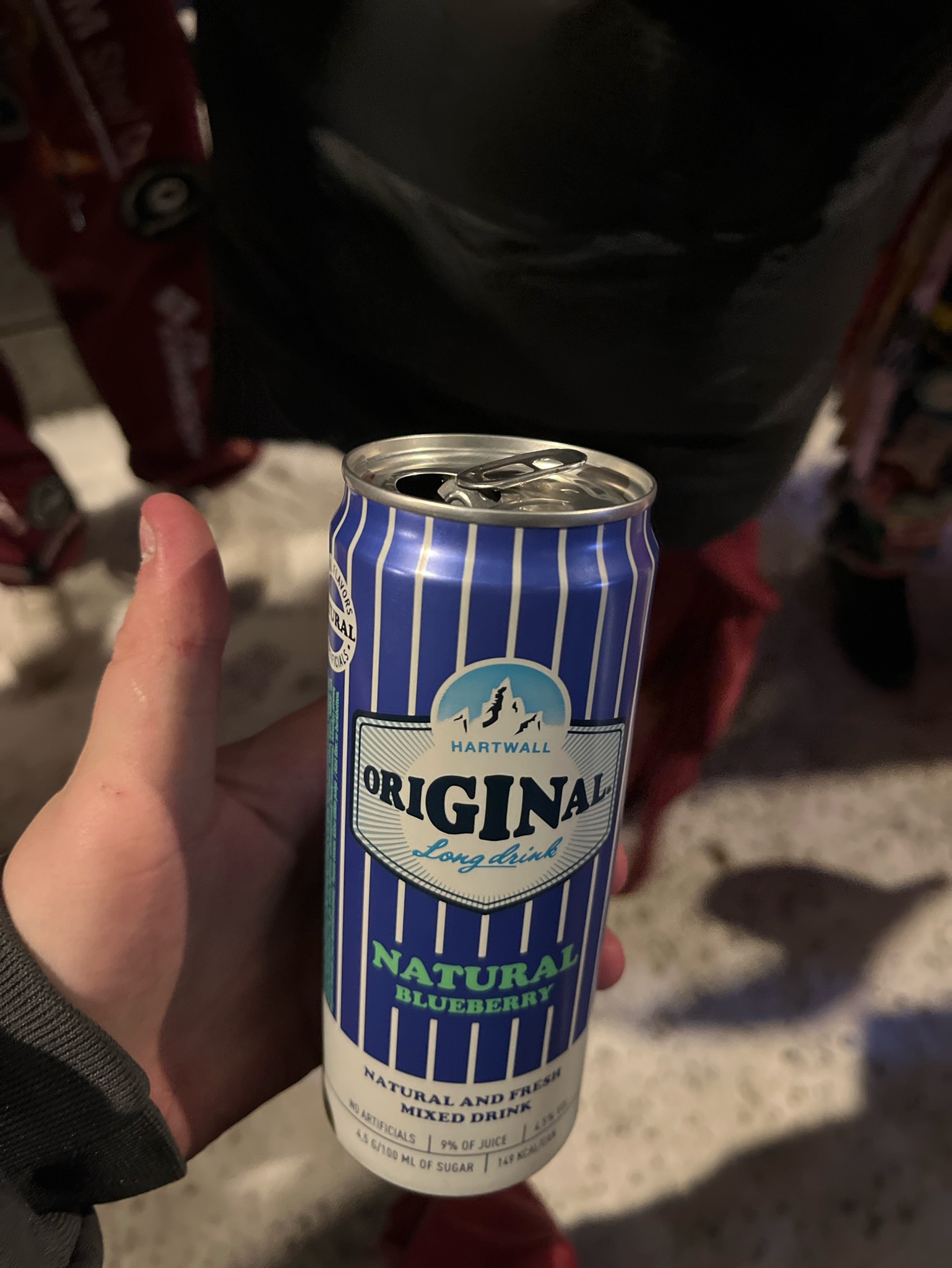 Original Long Drink Natural Blueberry, Hartwall (Royal Unibrew)
