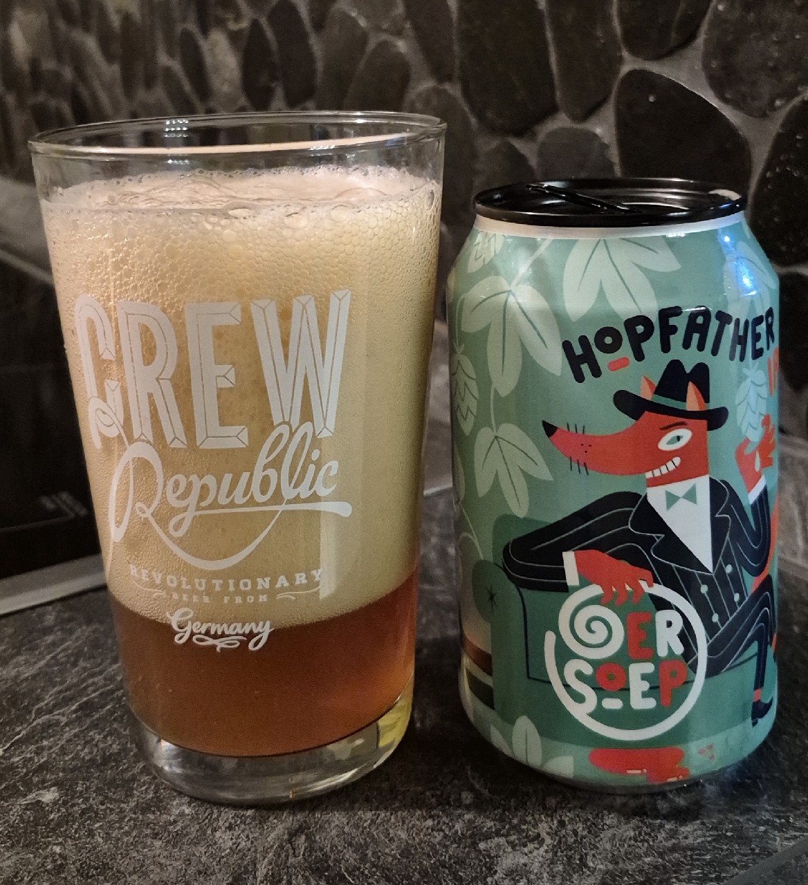 hopfather ipa, Oersoep