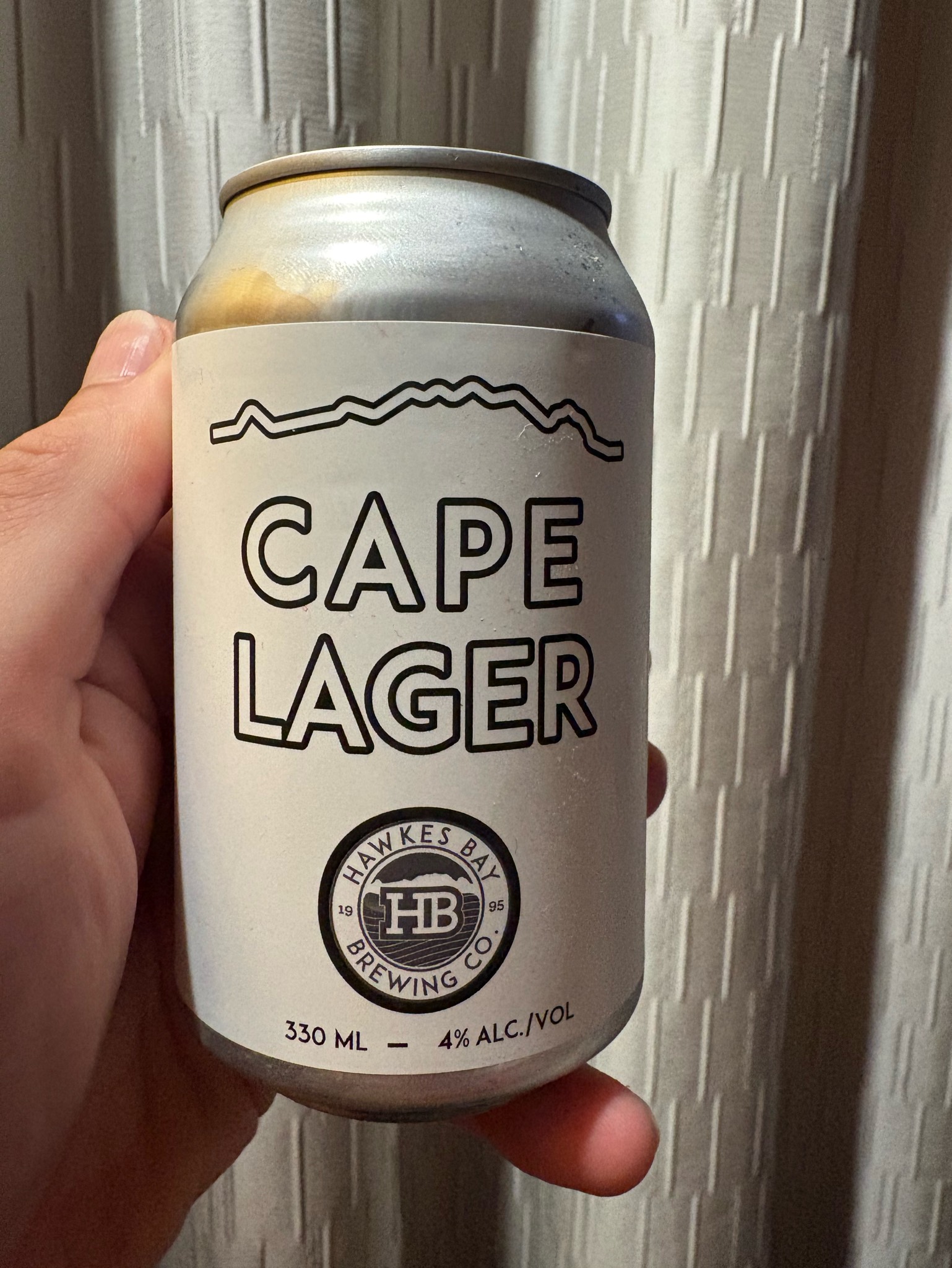 Cape lager, Hawkes Bay Independent Brewery