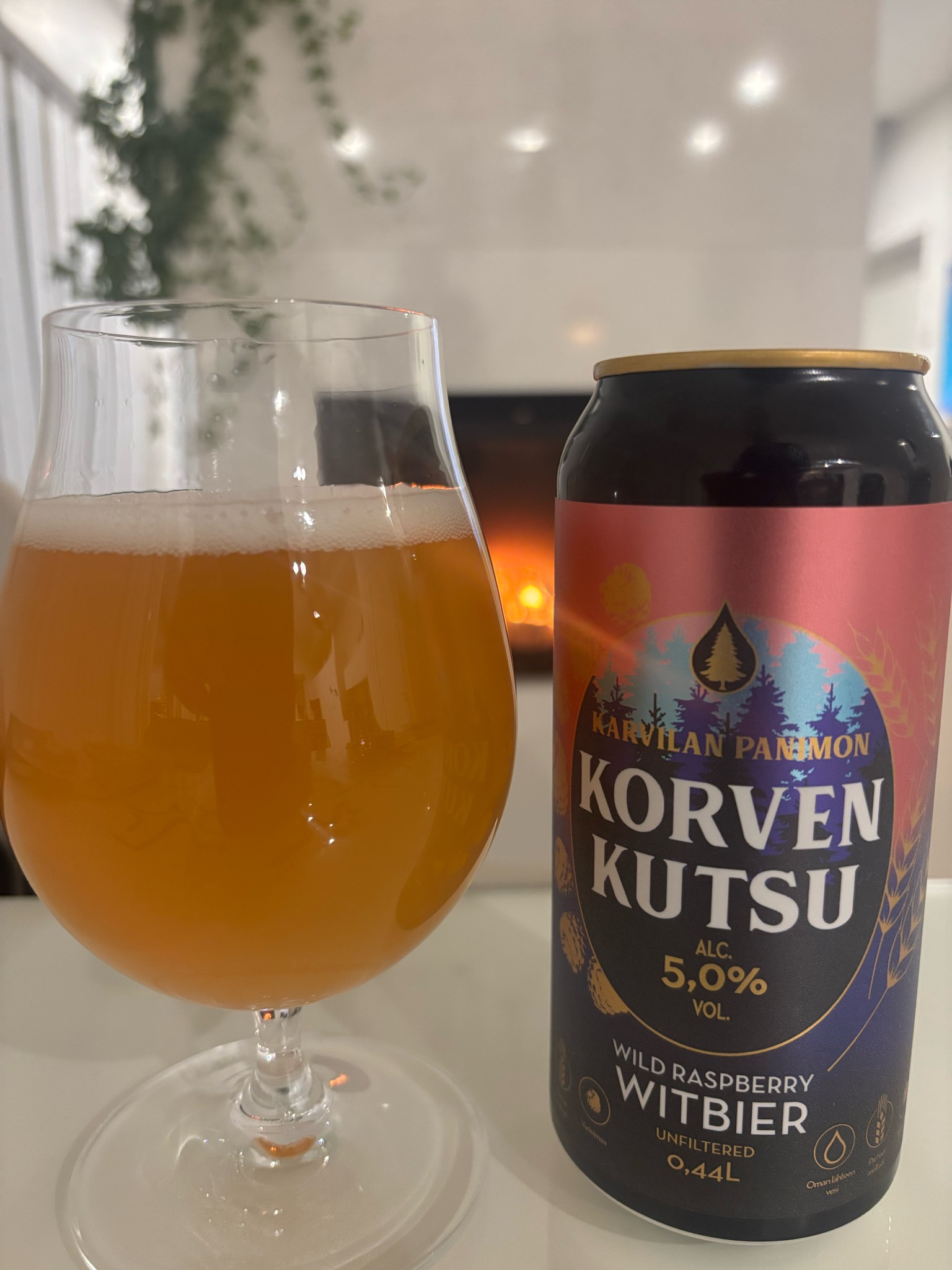 Korven Kutsu Wild Raspberry Witbier, Karvilan Panimo