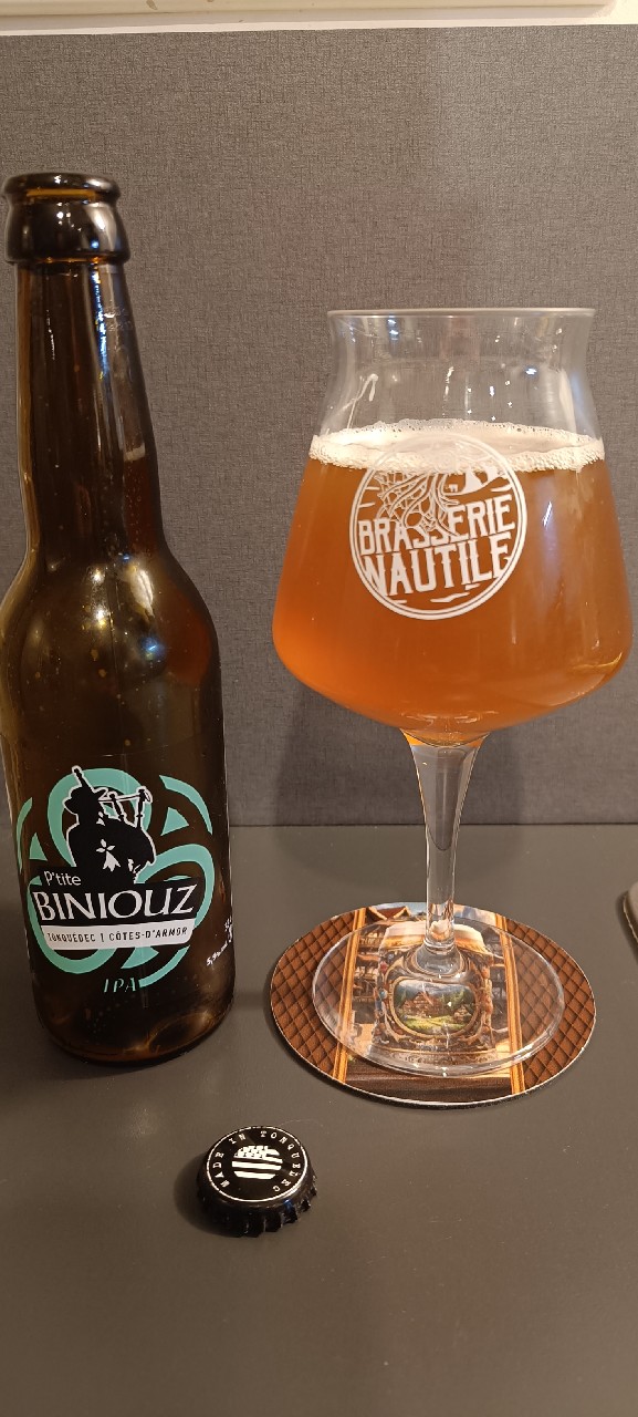 P'tite Biniouz IPA, Brasserie Régionale De L'Ouest (Ex L'Hirondelle - Ménez Bré)