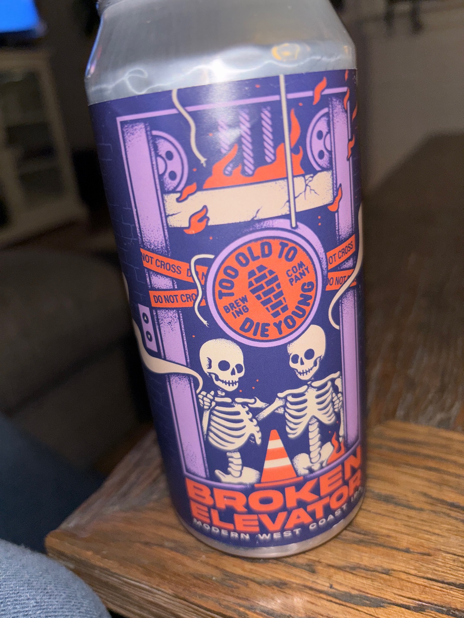 Broken Elevator, Toooldtodieyoung