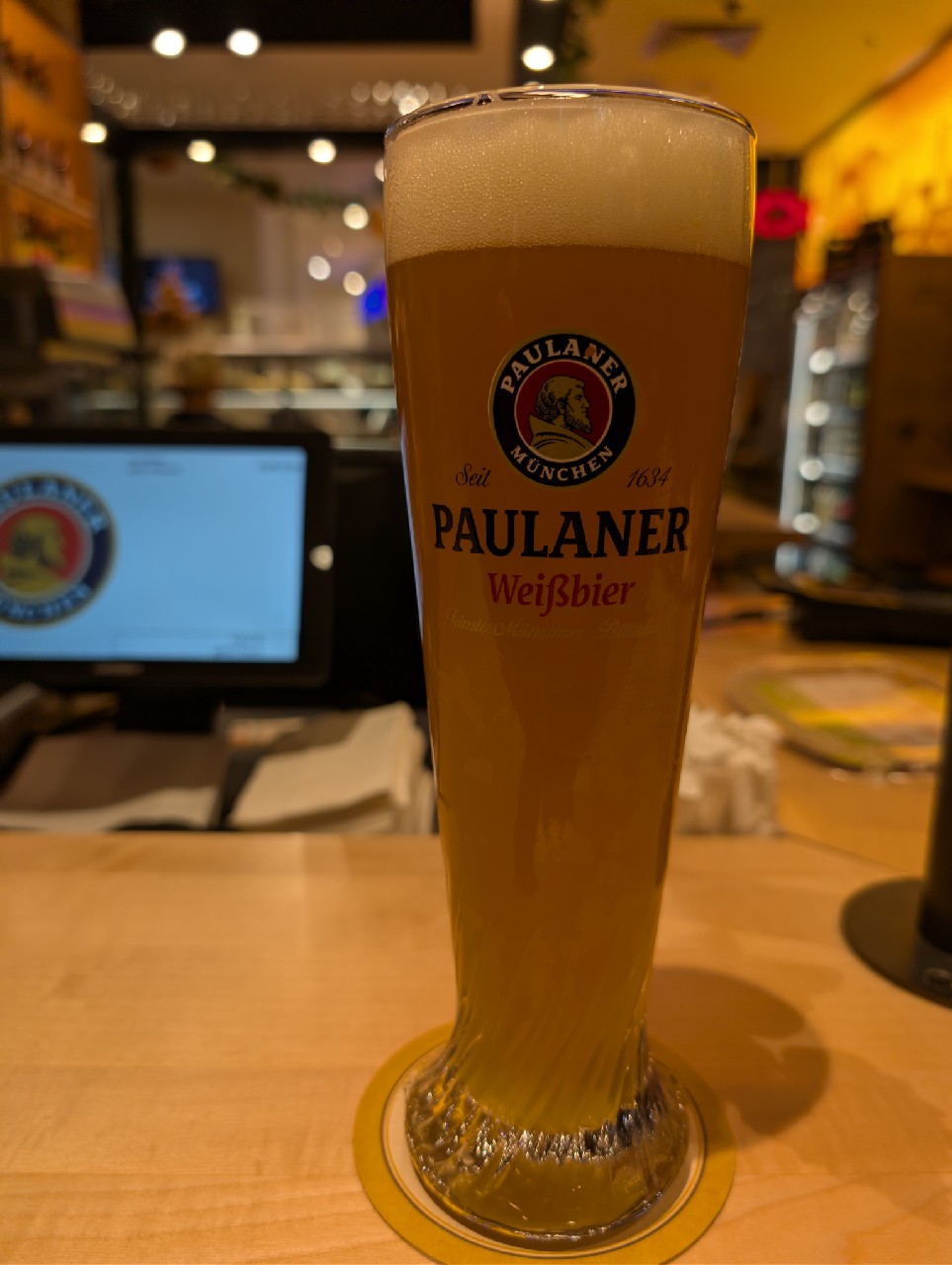 Paulaner Hefe-Weißbier Naturtrüb / Weissbier / Hefe-Weizen, Paulaner Brauerei