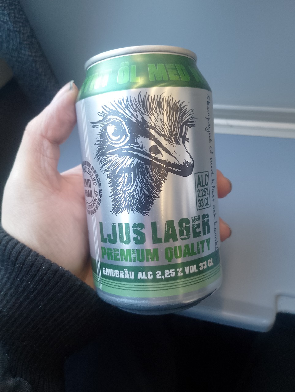 Ljus Lager Premium Quality 2,25%, Emdbräu