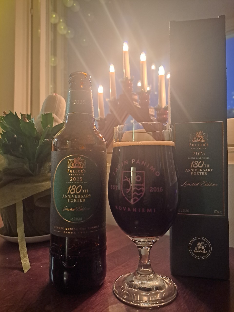 180th Anniversary Porter, Fuller's Griffin Brewery (Asahi Breweries)