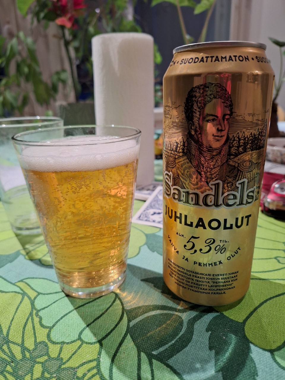 Sandels Juhlaolut Suodattamaton, Finland
