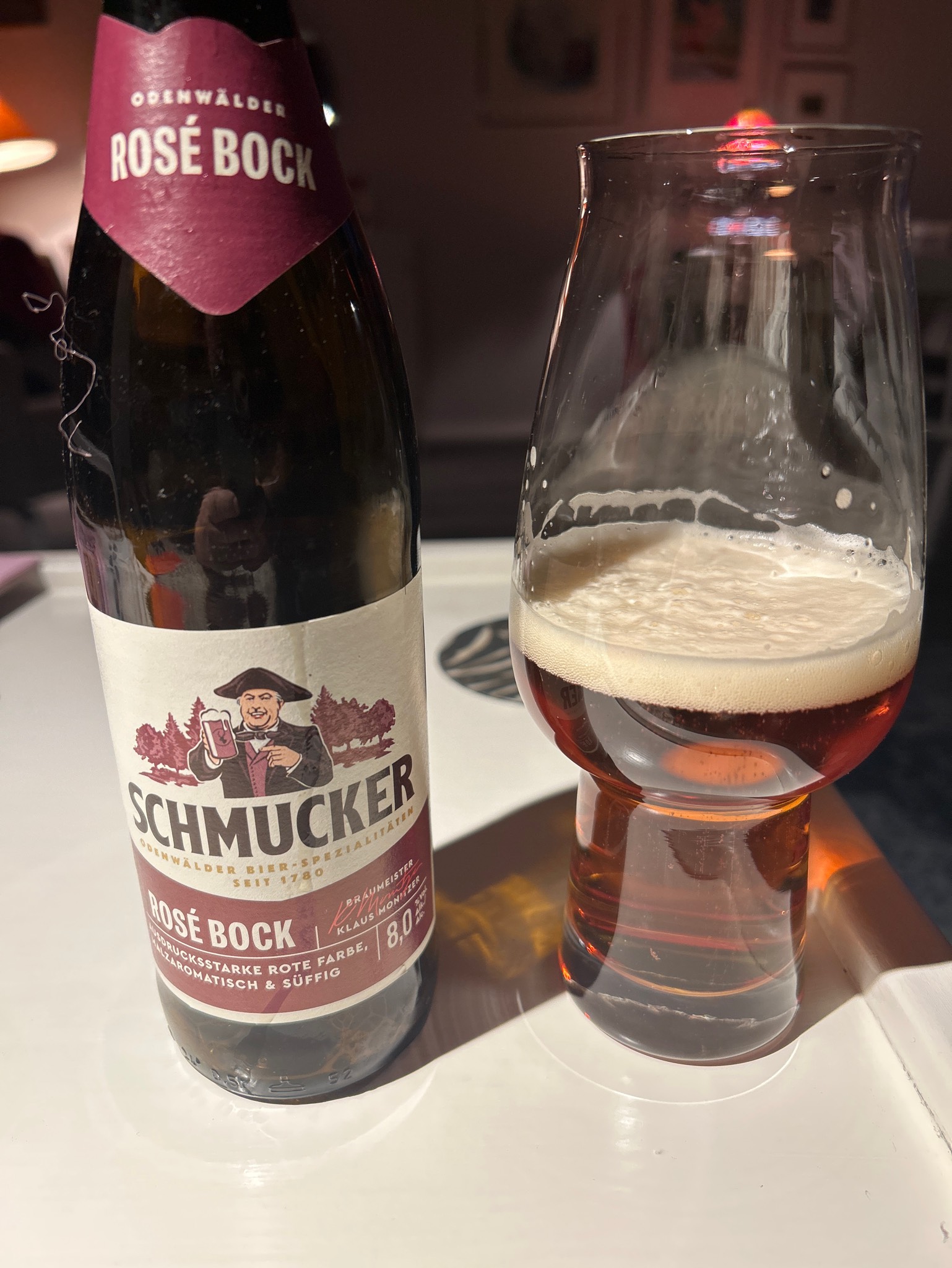 Schmucker Rosé Bock, Privat-Brauerei Schmucker