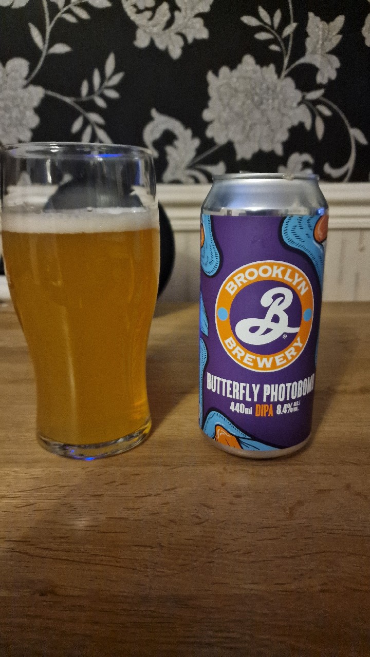 Butterfly Photobomb, Brooklyn Brewery