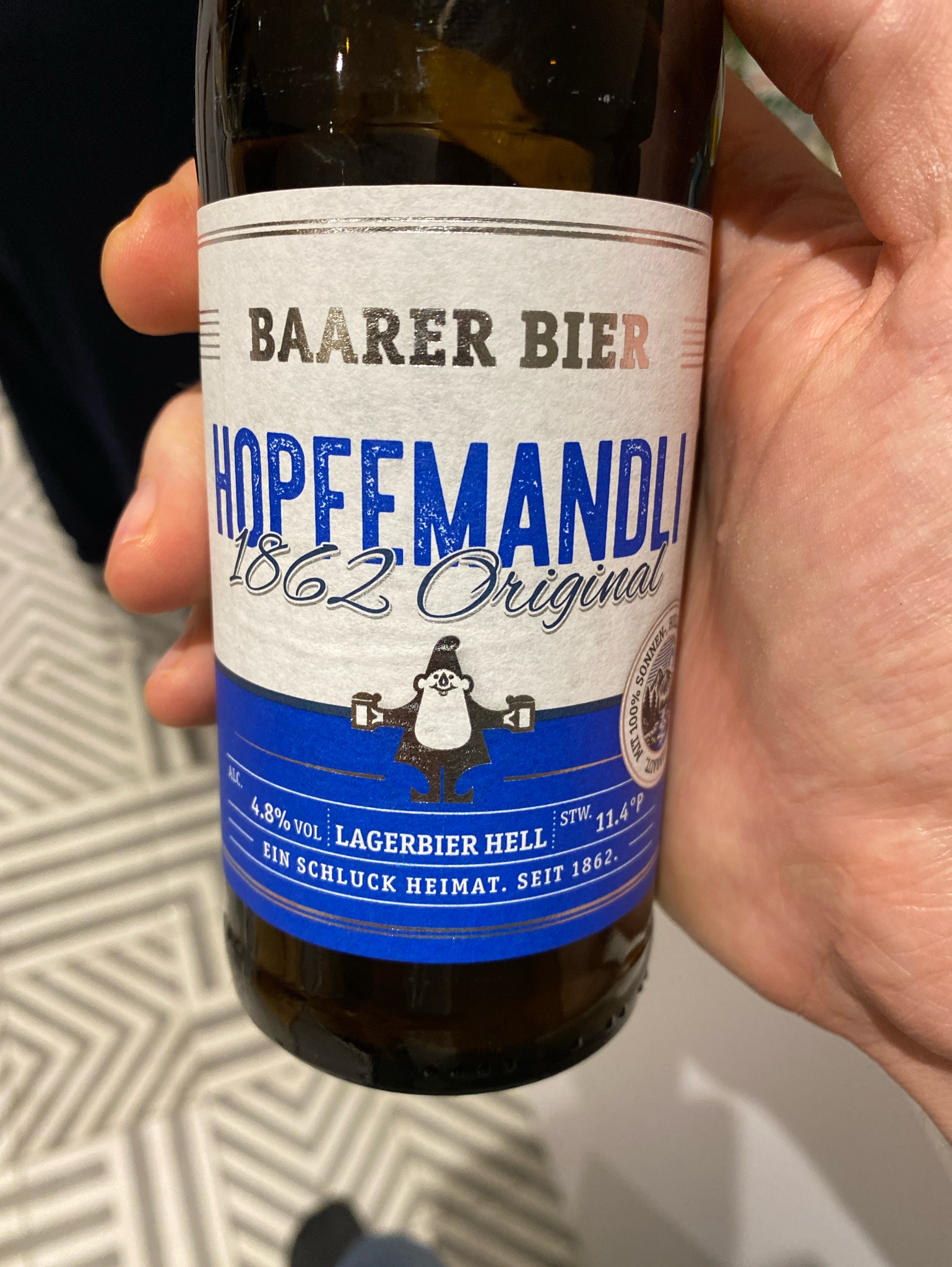 Hopfemandli - 1862 Original, Brauerei Baar