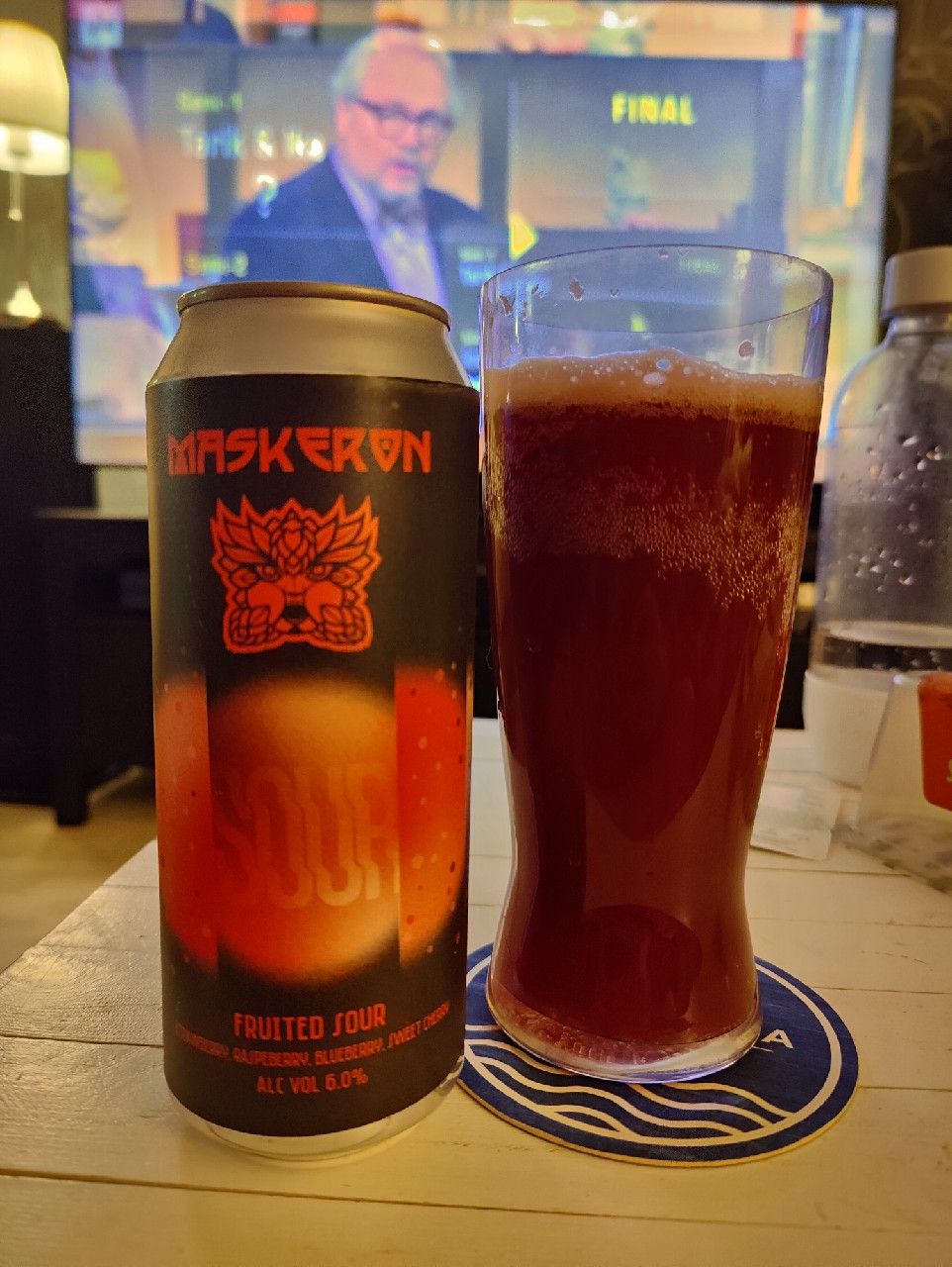 fruited sour, Maskeron