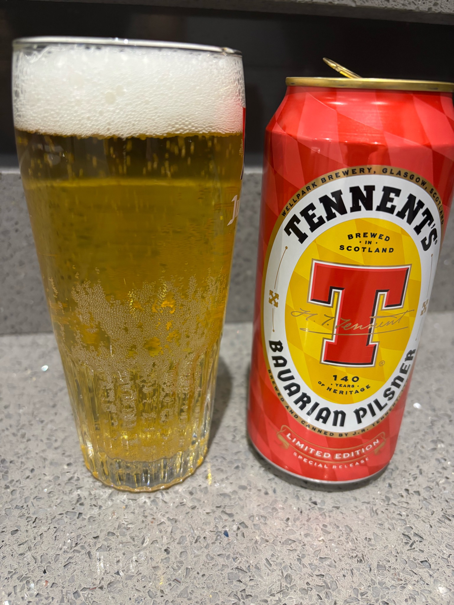 Tennent's Bavarian Pilsner, Tennent Caledonian Brewery
