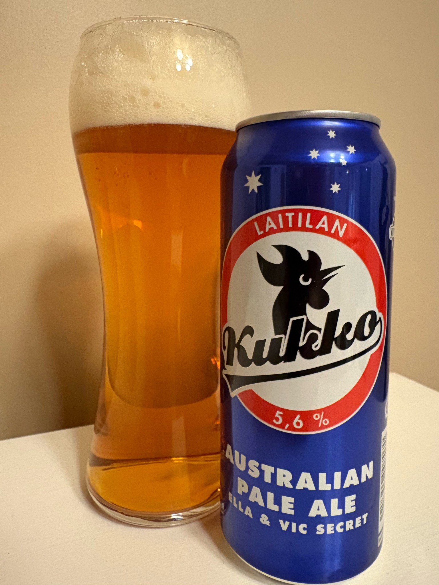 Kukko Australian Pale Ale, Laitilan Wirvoitusjuomatehdas