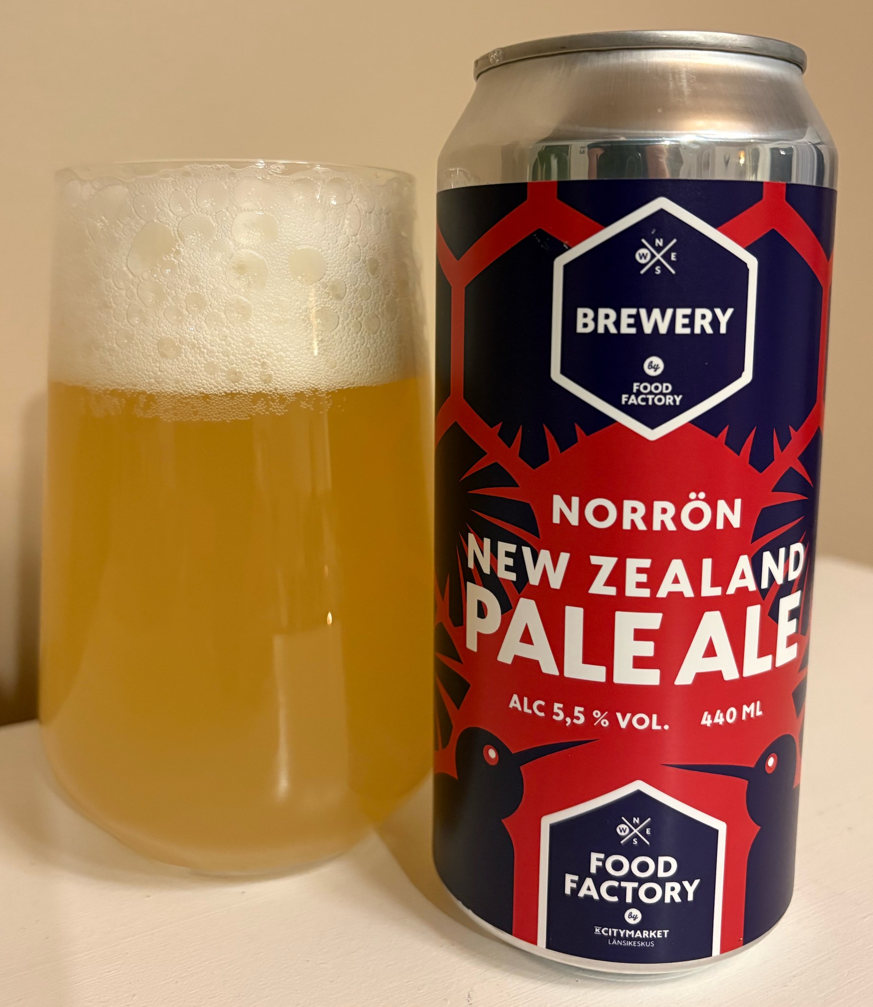 Norrön New Zealand Pale Ale, Food Factory Brewery by K-Citymarket Länsikeskus