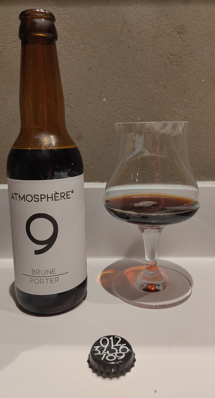 9 Brune - Porter, Brasserie Atmosphère