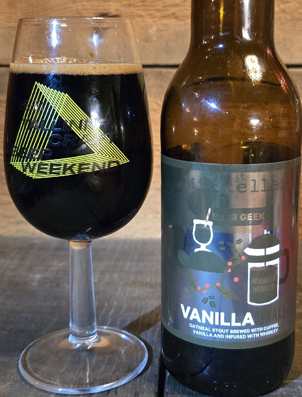 Beer Geek Vanilla Shake Whiskey Infused, Mikkeller