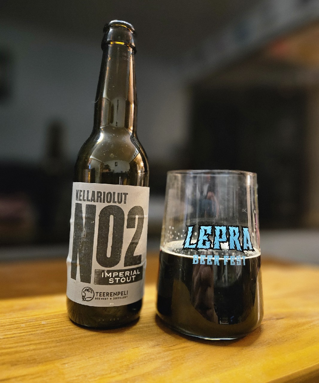 Kellariolut No 2 Imperial Stout, Teerenpeli Panimo & Tislaamo