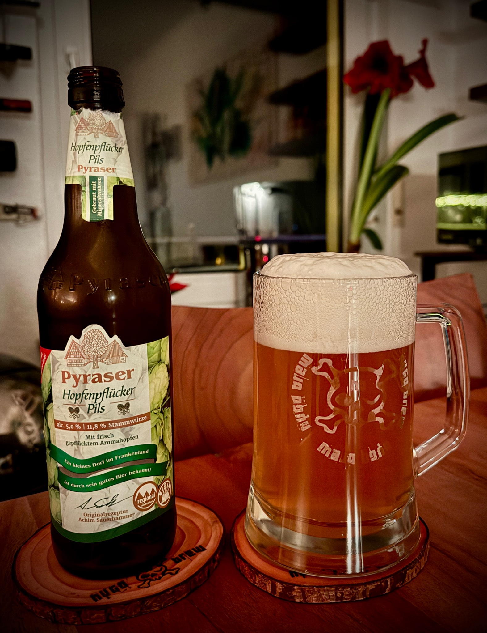 Pyraser Hopfenpflücker Pils, Pyraser Landbrauerei
